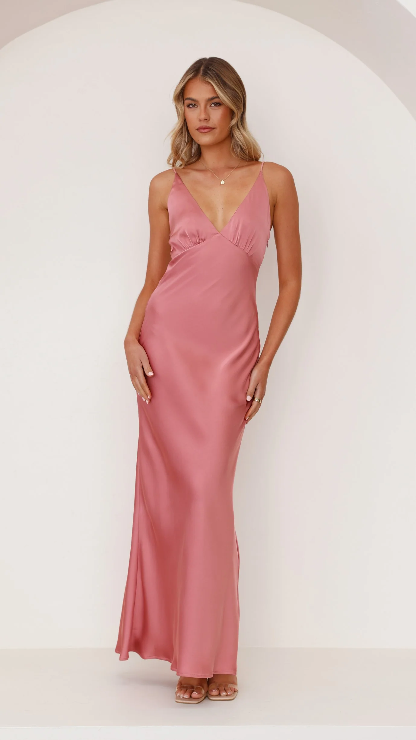 Ziah Maxi Dress - Baked Rose - Image 19