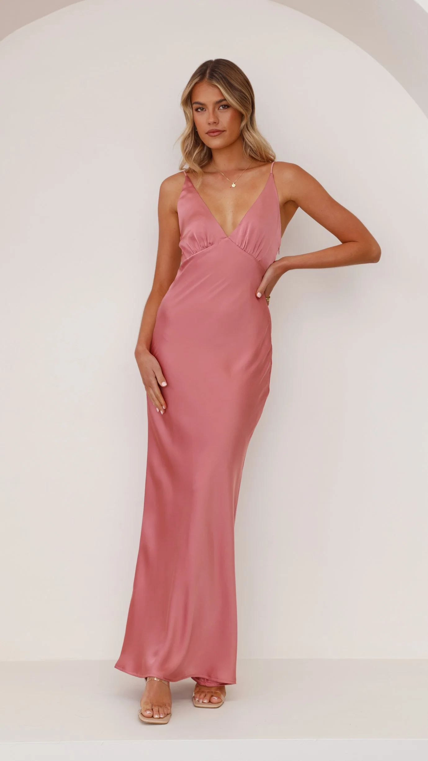 Ziah Maxi Dress - Baked Rose - Image 21