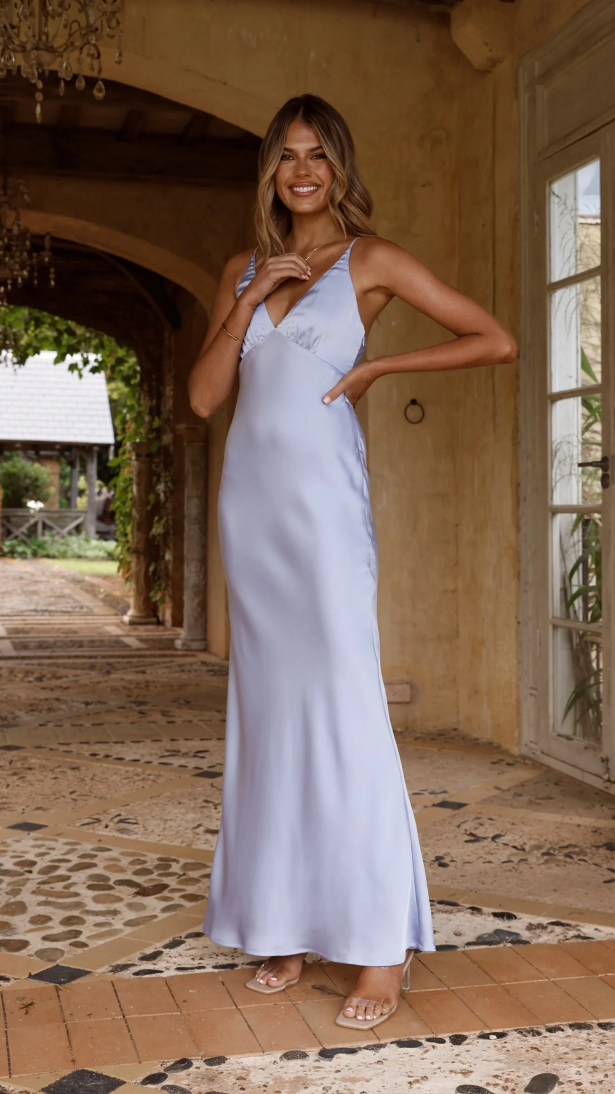 Ziah Maxi Dress - Blue Bell - Image 4