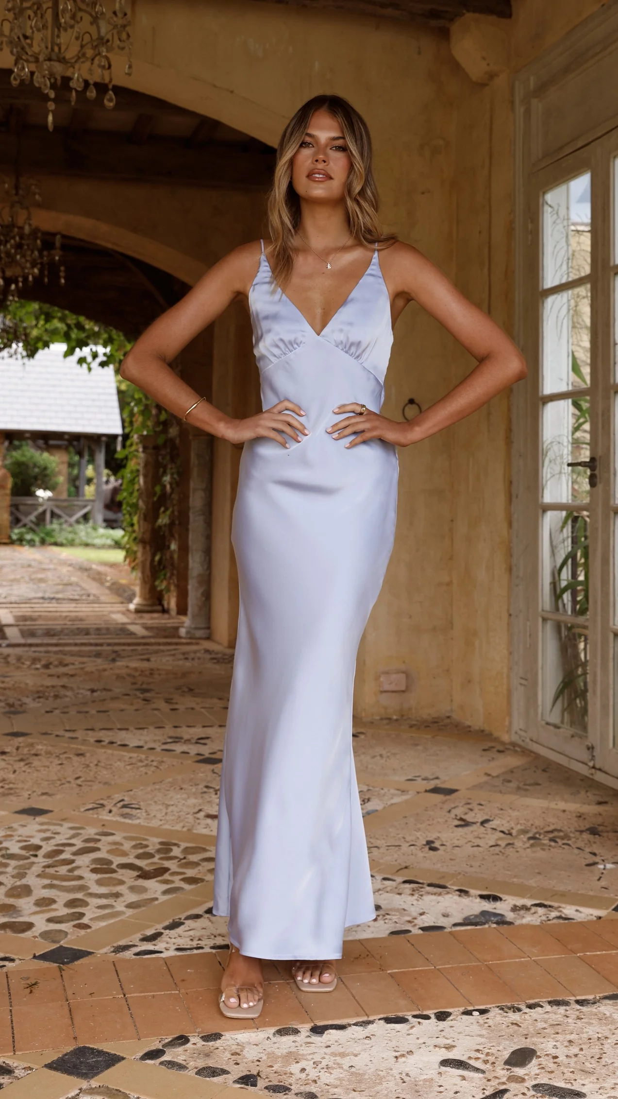 Ziah Maxi Dress - Blue Bell - Image 6