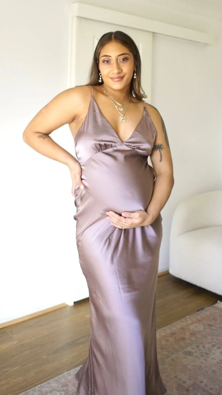 Ziah Maxi Dress - Mushroom - Image 25