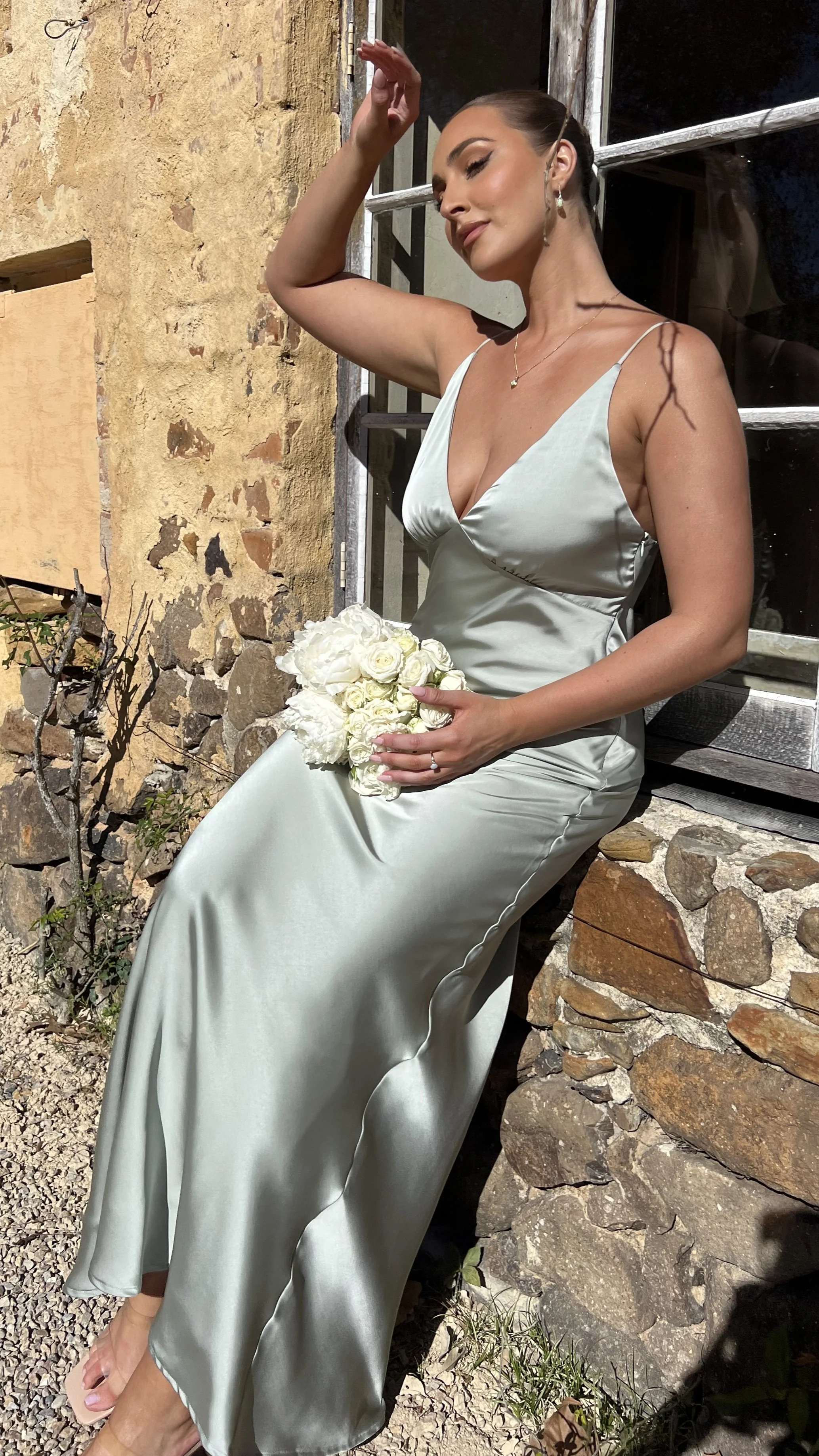Ziah Maxi Dress - Sage - Image 20