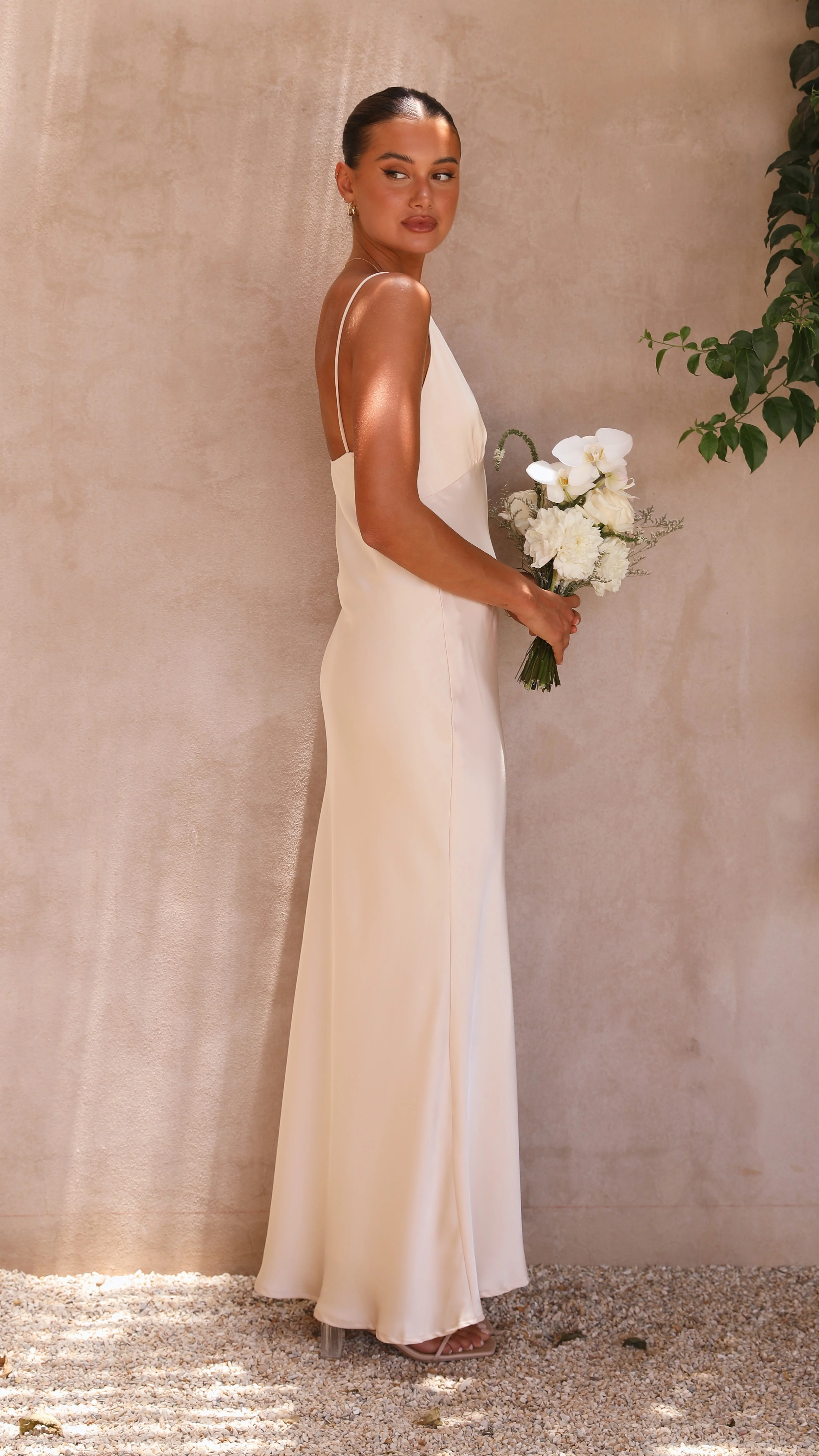 Ziah Maxi Dress - Soft Gold - Image 29