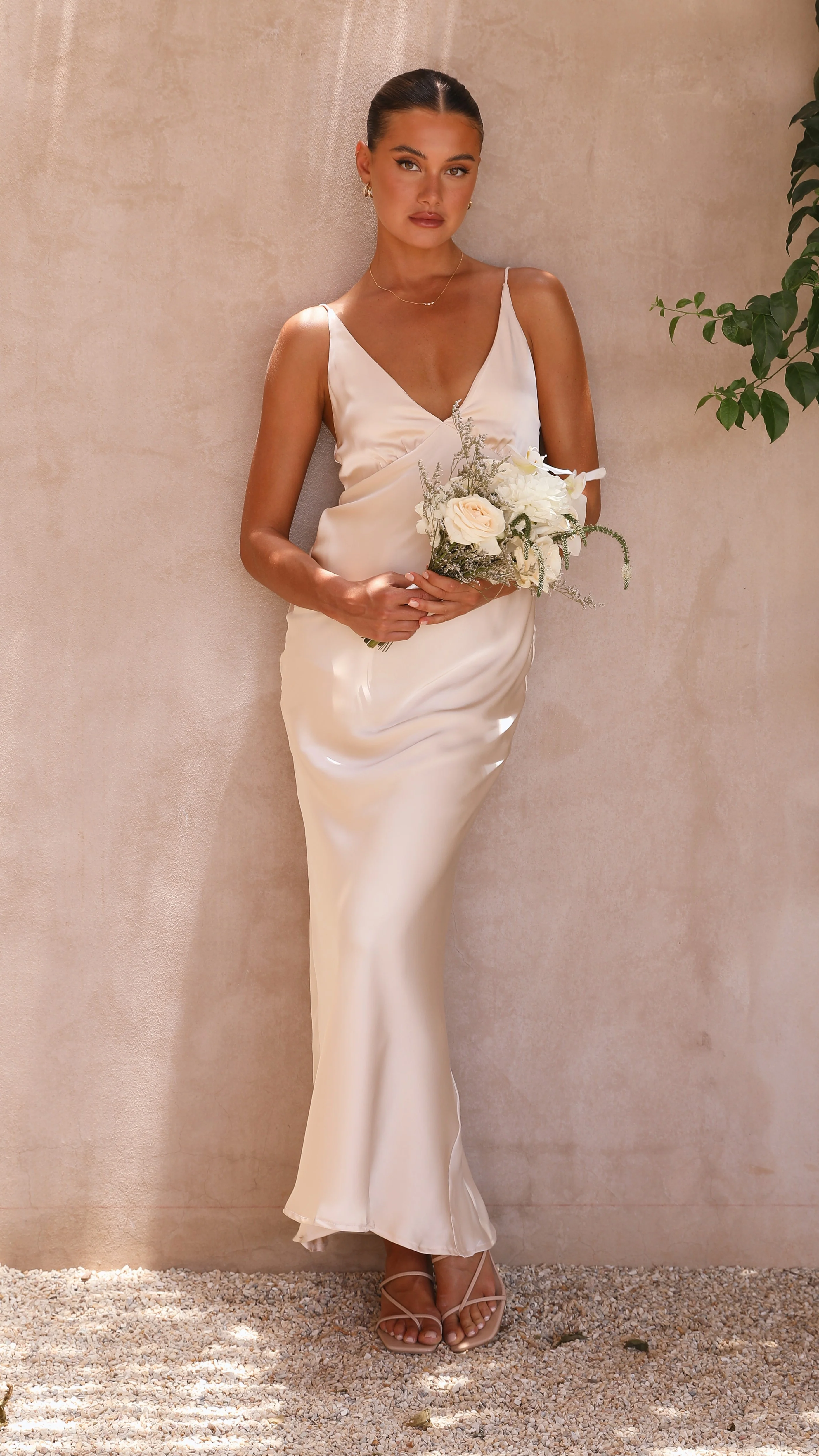 Ziah Maxi Dress - Soft Gold - Image 31