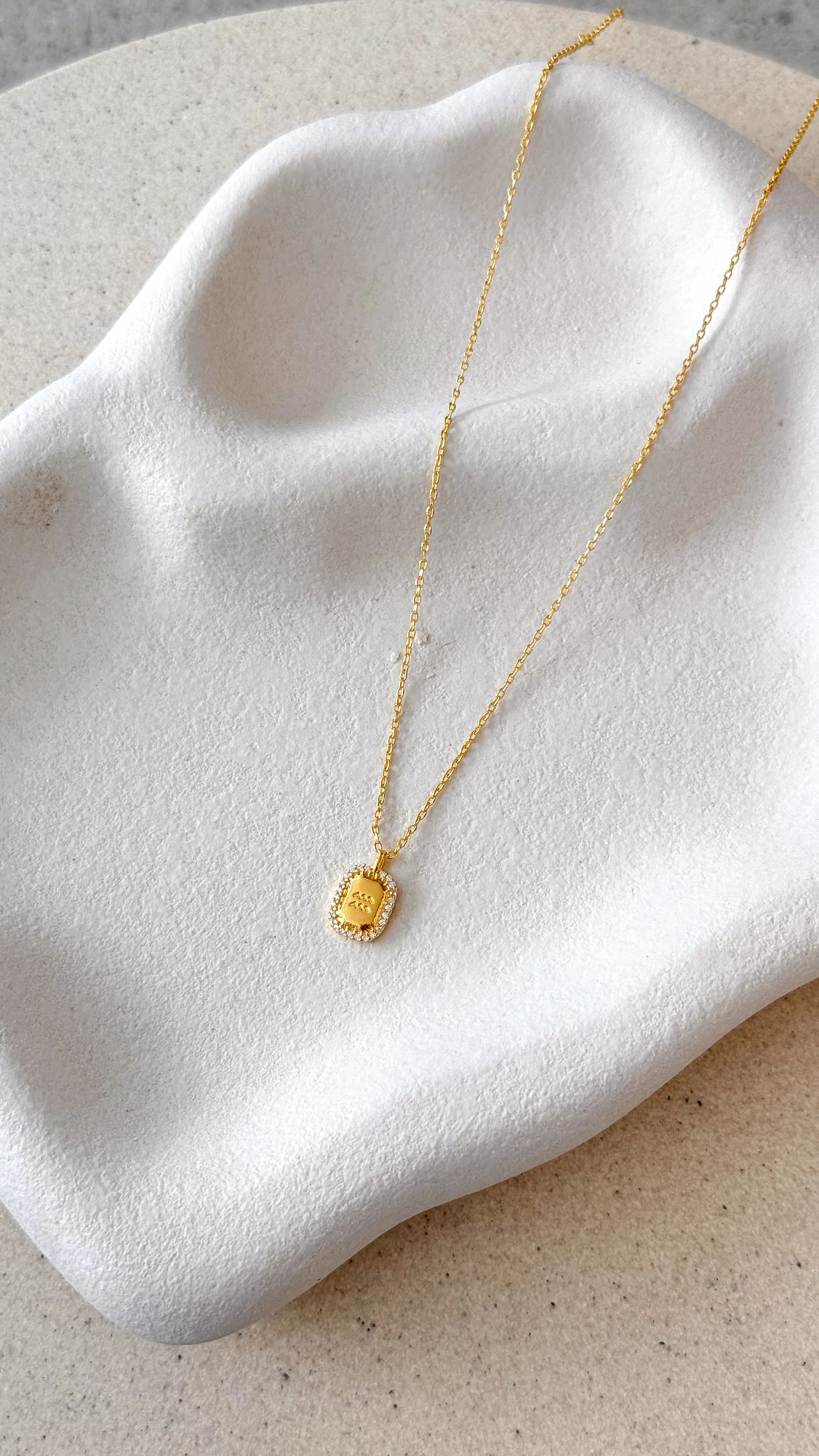 Zodiac Necklace - Aquarius - Image 2