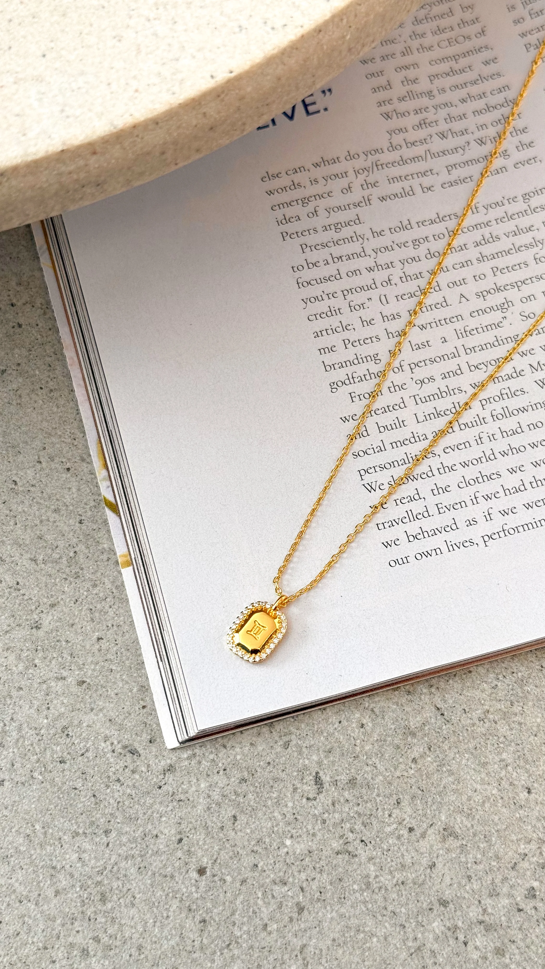 Zodiac Necklace - Gemini - Image 3