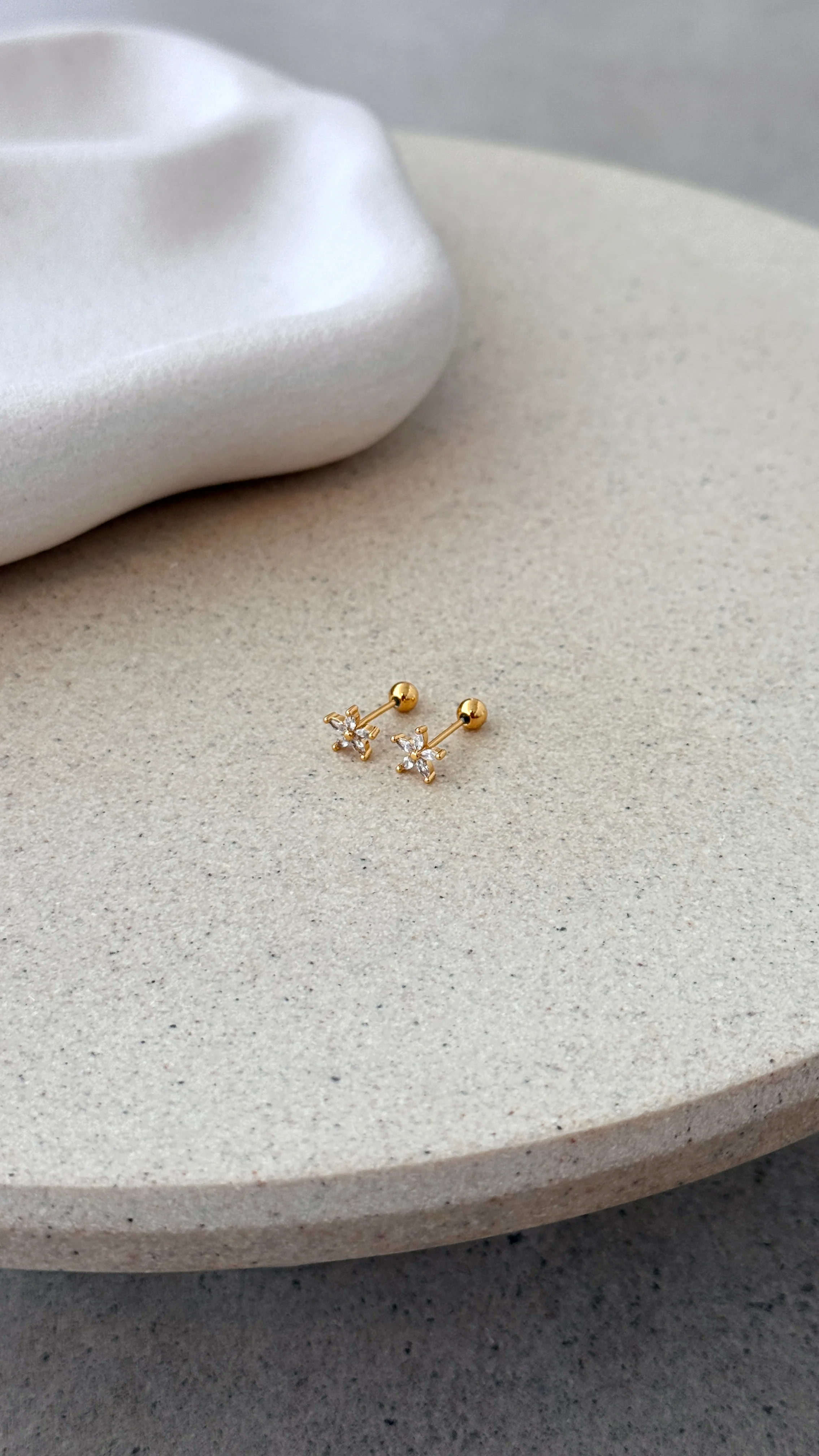 Zoe Earrings - Gold - Image 2